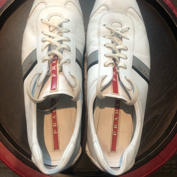 Prada Sport White Leather shoes - Picture 2 of 4